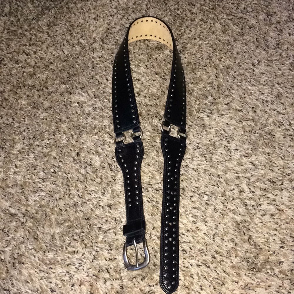 Black Leather Belt